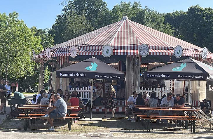 49. Unterhachinger Bürgerfest 2023 heuer auch wieder mit Rammlerbräu auf dem Bierkarussell (©Foto:Martin Schmitz)